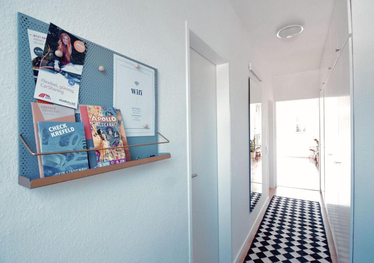 Apartment Mit Balkon - Netflix - Nahe Messe Duesseldorf Krefeld Buitenkant foto